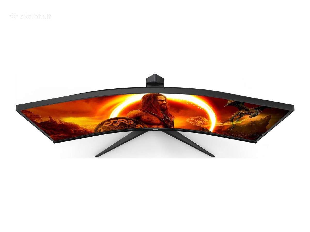 Monitorius Aoc Cu34g2xp/bk 34" Wqhd Va 180hz 430cd - nuotraukos Nr. 2