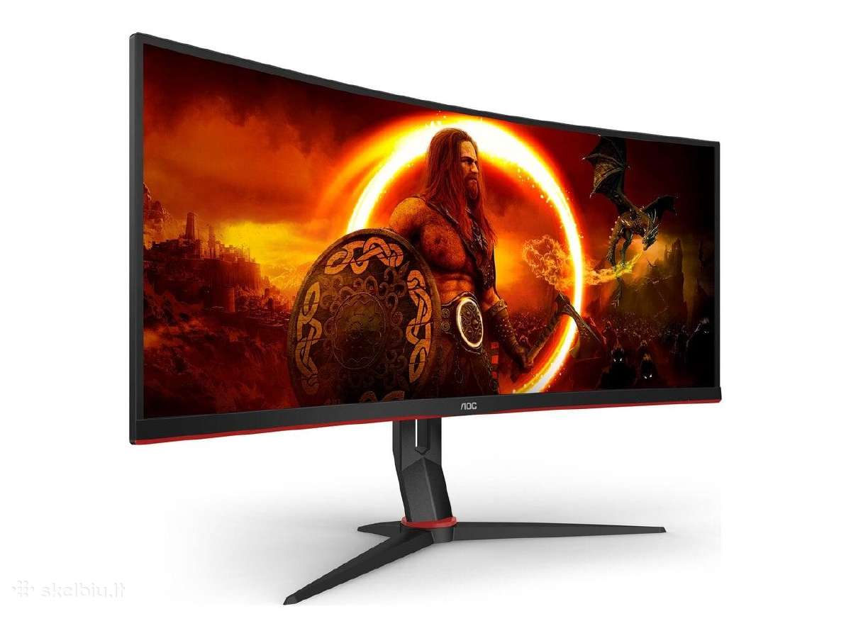 Monitorius Aoc Cu34g2xp/bk 34" Wqhd Va 180hz 430cd - nuotraukos Nr. 6