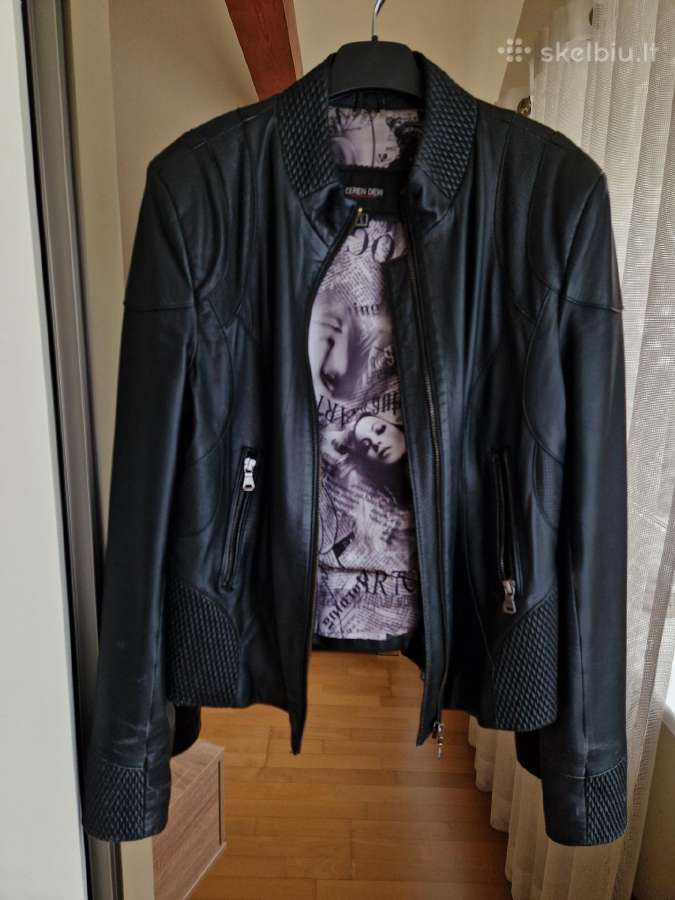 Striukė švarkas natūrali oda