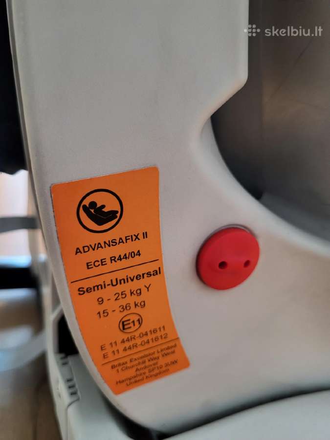 Britax Römer Advansafix II Sict Isofix - nuotraukos Nr. 3