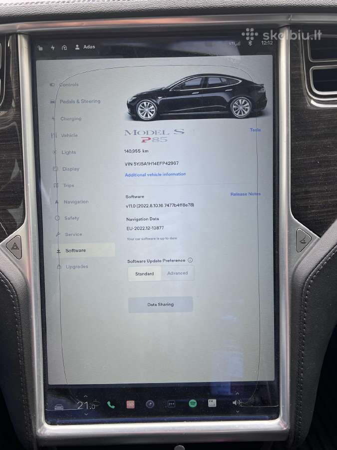 Tesla S P85 - nuotraukos Nr. 9