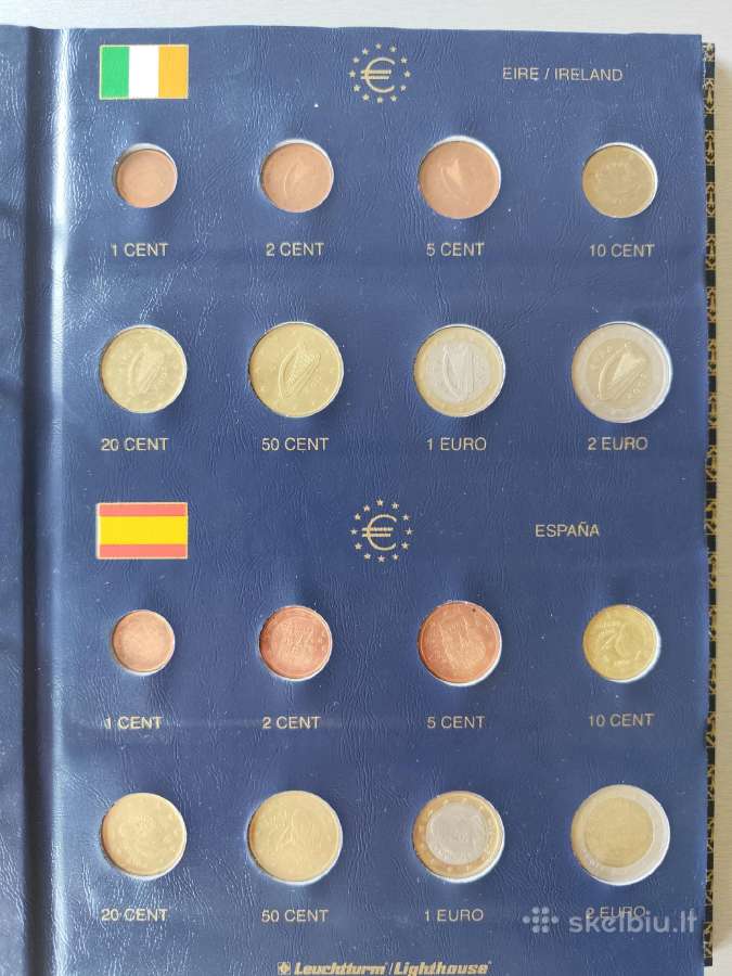 Albumai monetoms ir euro monetų rinkiniai - nuotraukos Nr. 9