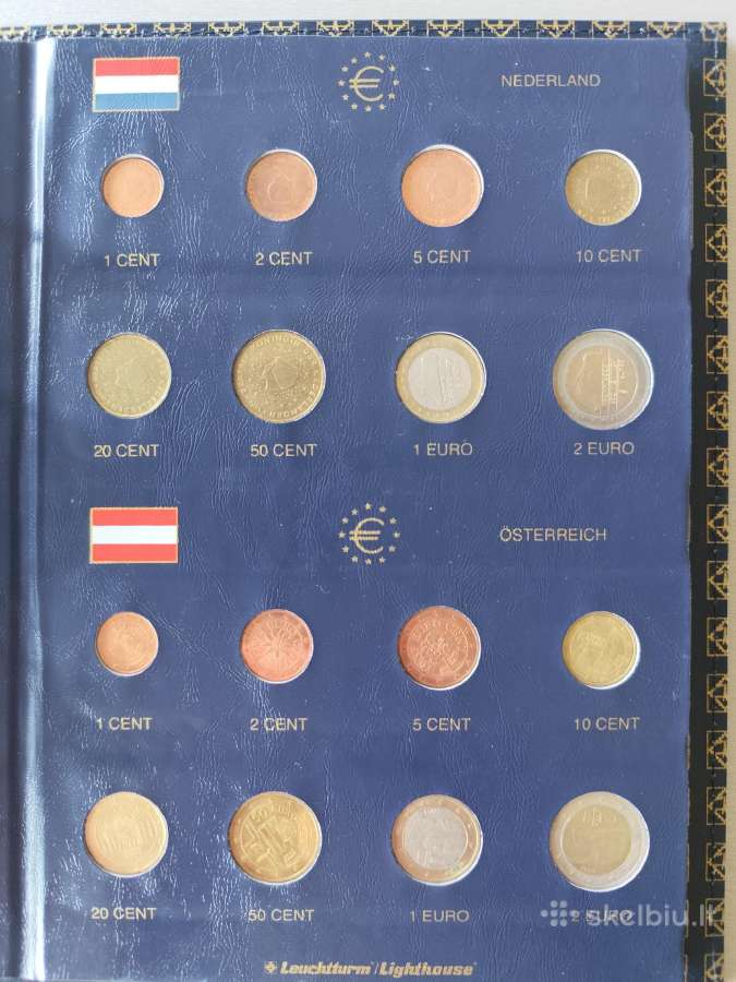 Albumai monetoms ir euro monetų rinkiniai - nuotraukos Nr. 11