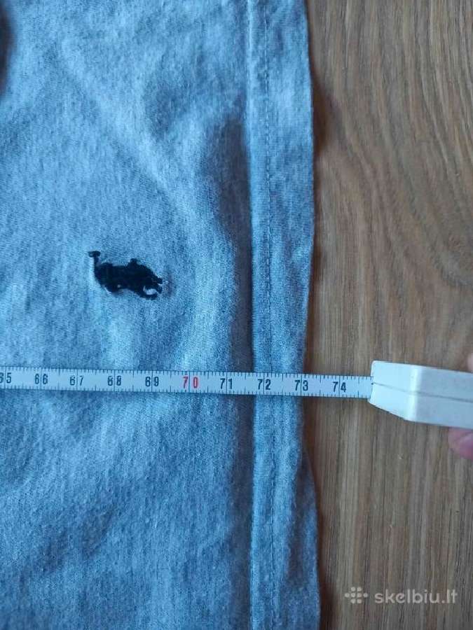 Polo Ralph Lauren pilki vyriški marškinėliai - nuotraukos Nr. 5
