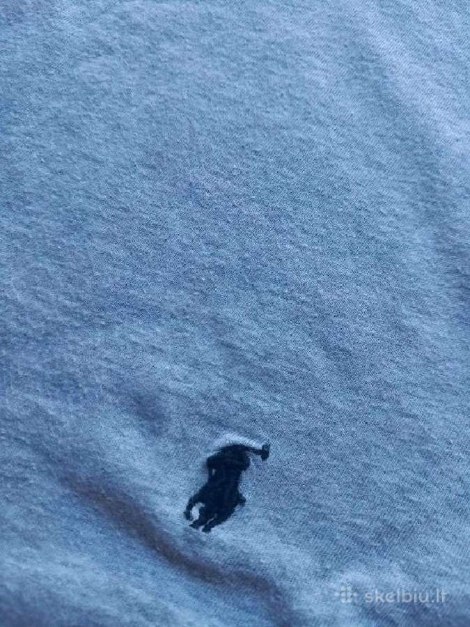 Polo Ralph Lauren pilki vyriški marškinėliai - nuotraukos Nr. 7