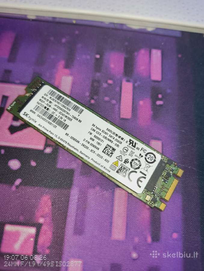 Nvme diskai po 256gb 2 vnt.