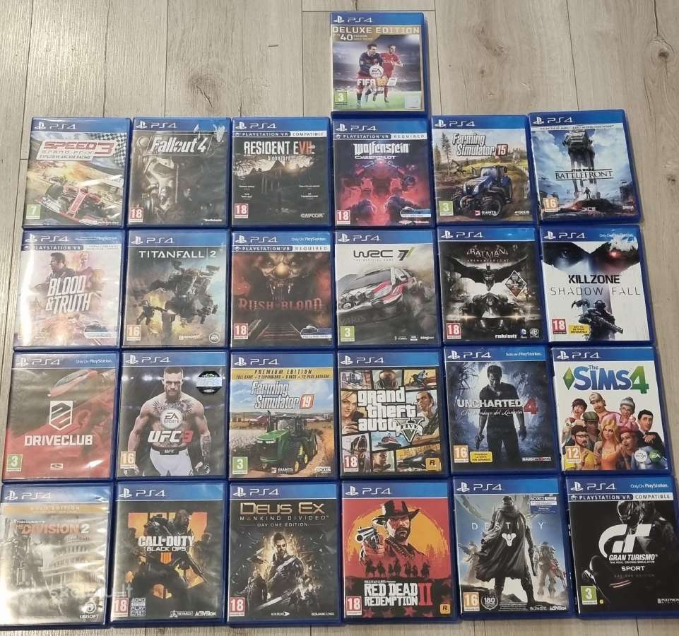 Parduodu Ps4 Žaidimus