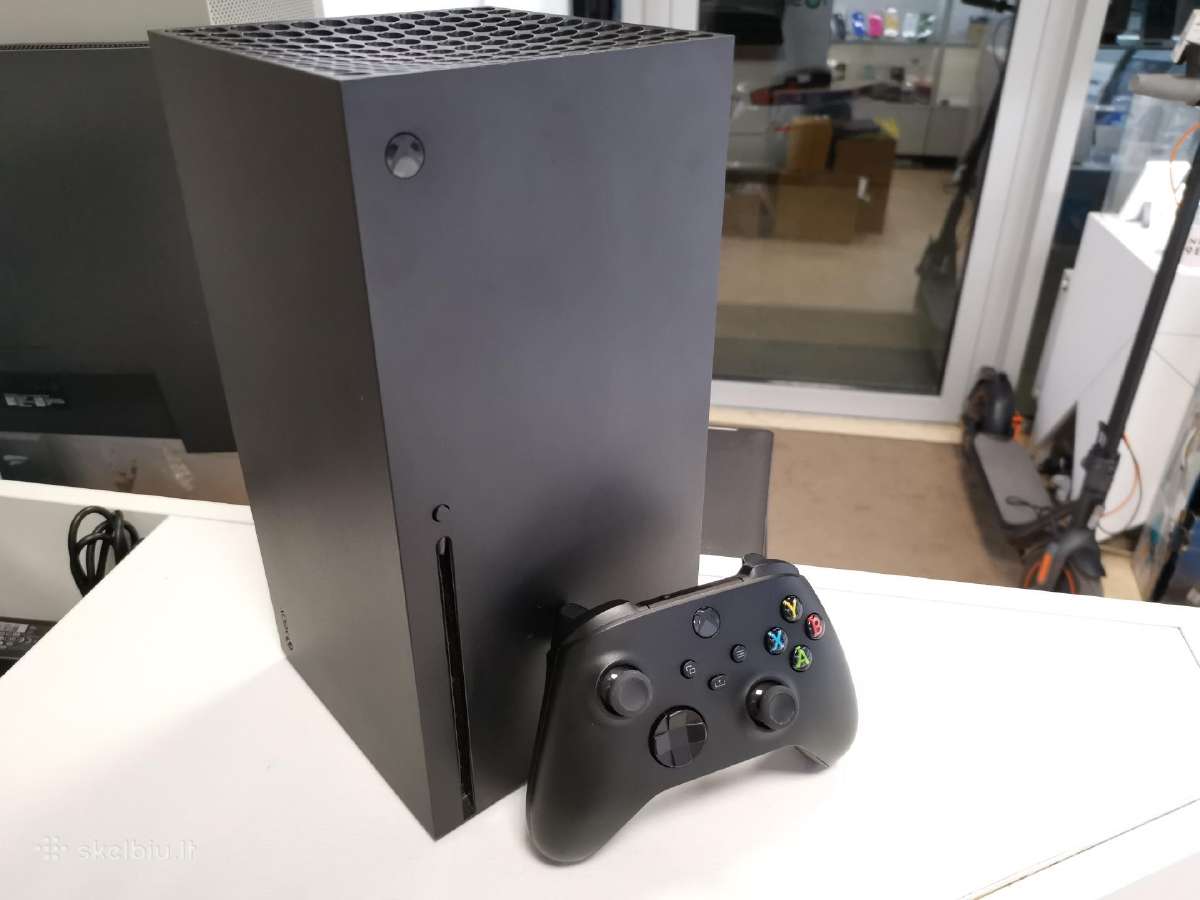 Puikios būklės Xbox Series X su Garantija