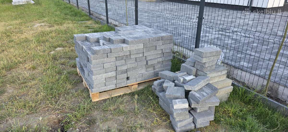 Trio 6 Set Betono mozaika Granit