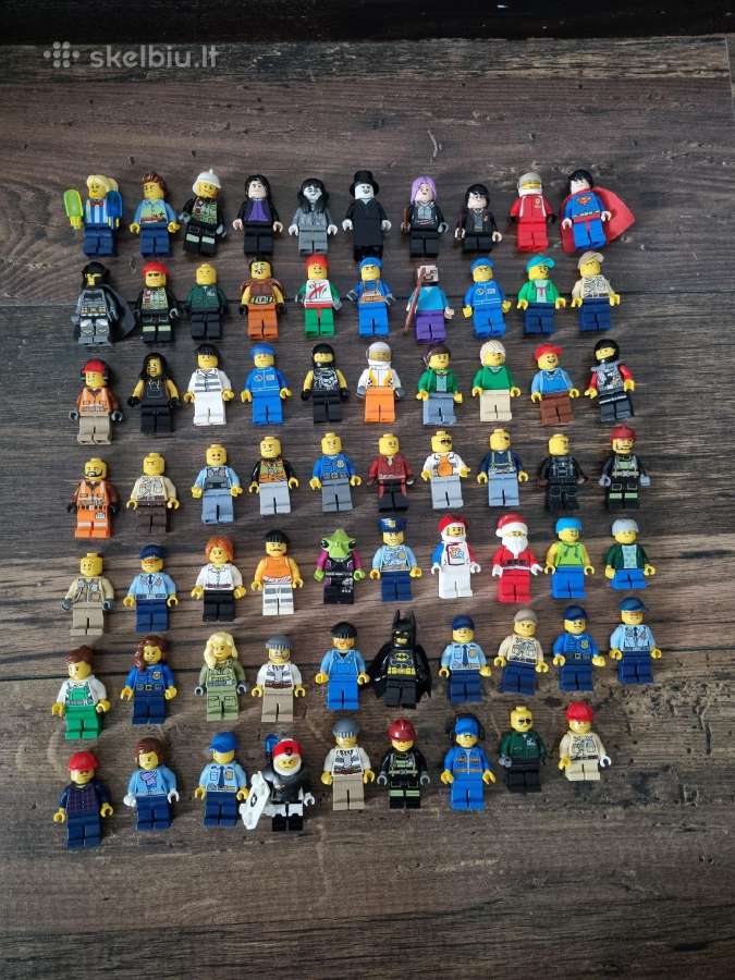 Lego žmogeliukai ir įrankiai