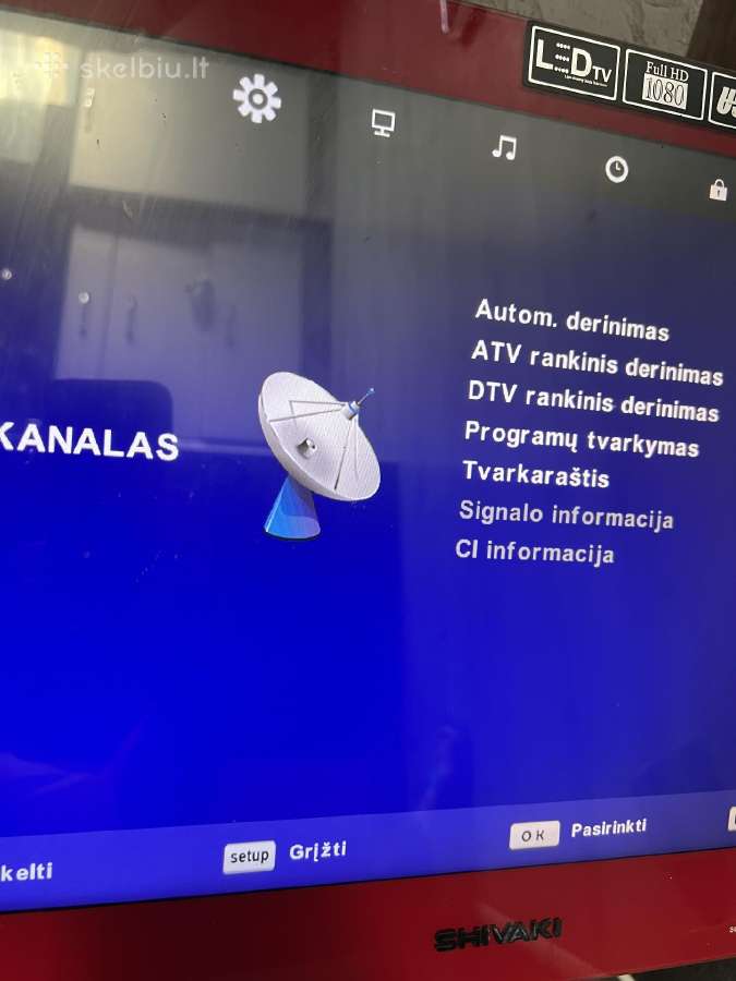 Televizorius 22coliu. Pilnai veikiantis - nuotraukos Nr. 2