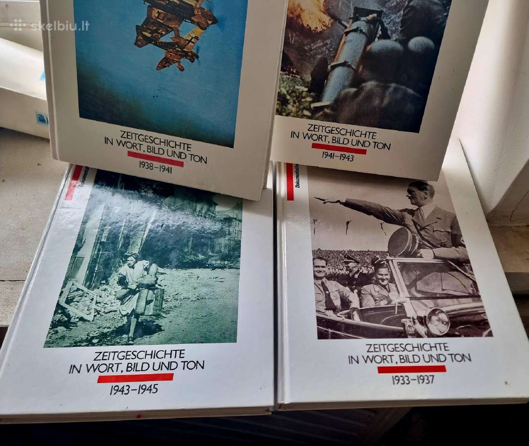 Parduodu 4 tomų komplektą „Zeitgeschichte in Wort,