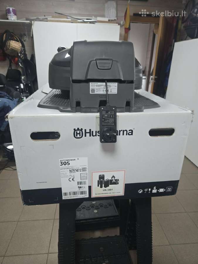 Visiškai nenaudotas vejos robotas Husqvarna - nuotraukos Nr. 3
