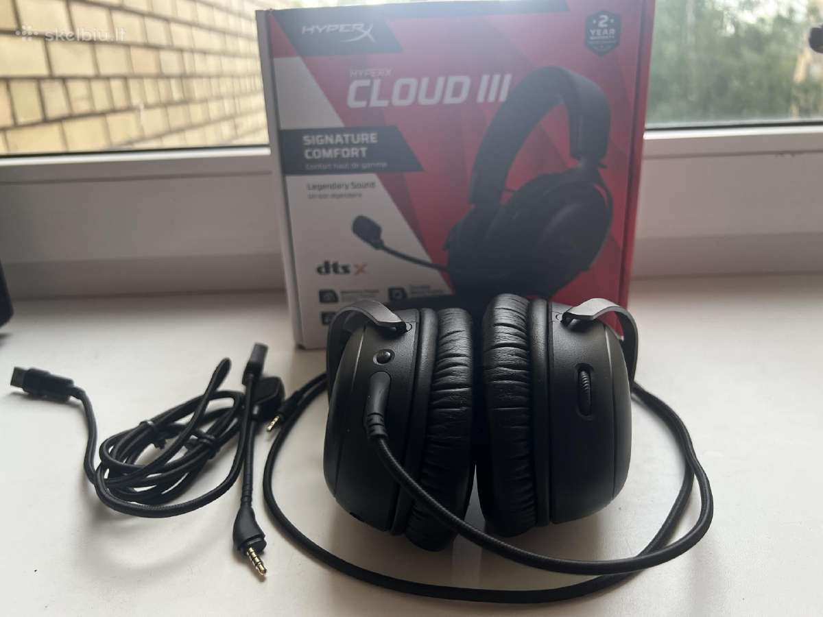 Parduodu ausines Hyper x cloud 3