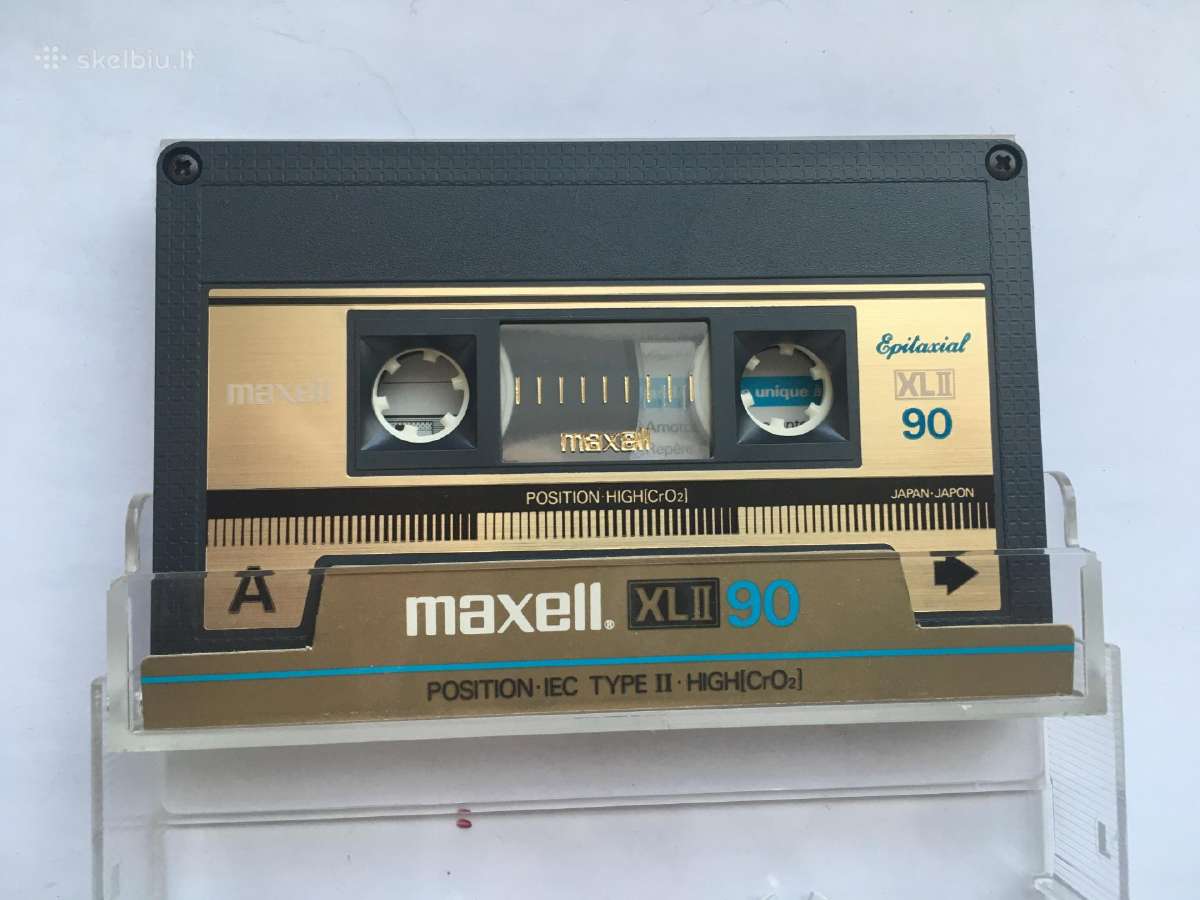 1 Maxell Xlii Epitaxial 90 Chromo kasete - nuotraukos Nr. 2