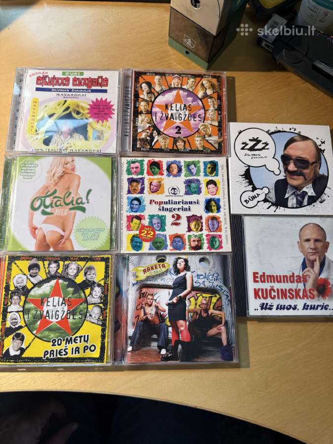Lietuviški CD, geros būklės