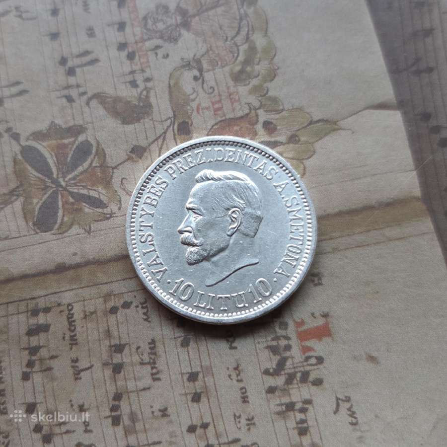 10 litų 1938 Lietuva - Smetona