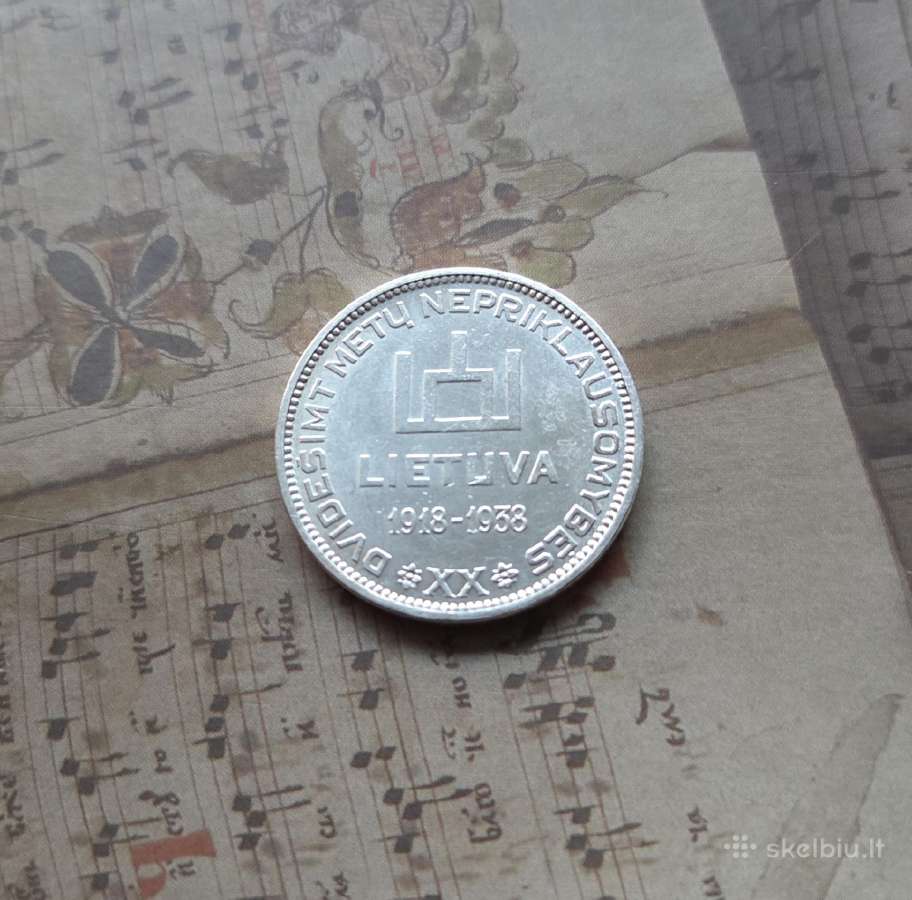 10 litų 1938 Lietuva - Smetona - nuotraukos Nr. 2