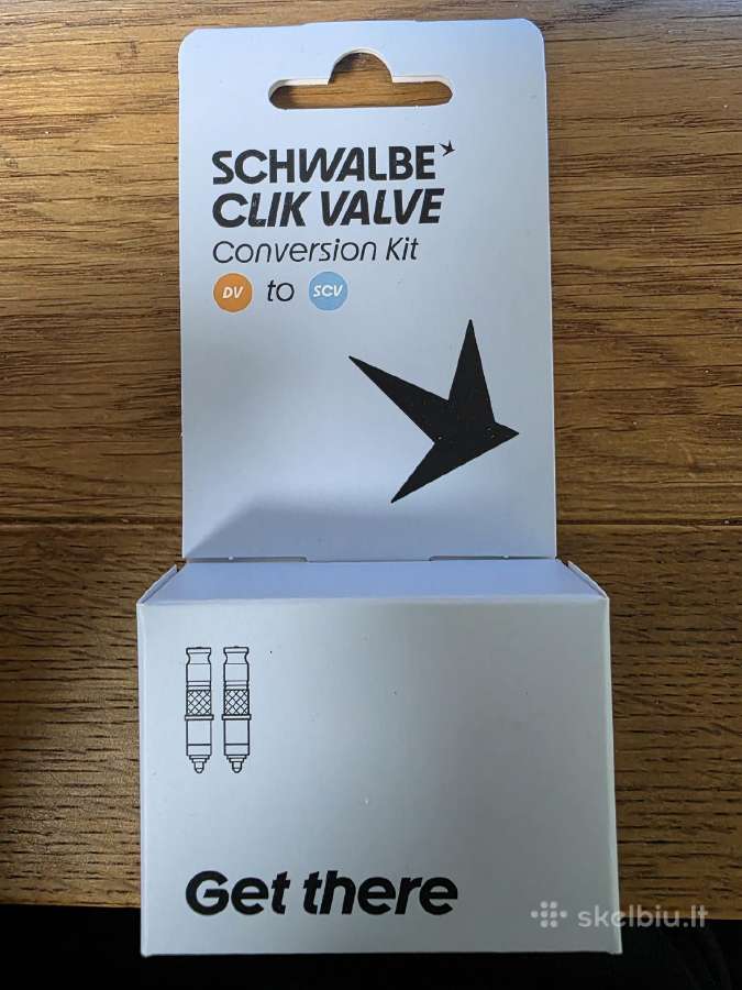 Ventilis Dunlop to Schwalbe Clik Valve (dv-scv) - nuotraukos Nr. 2