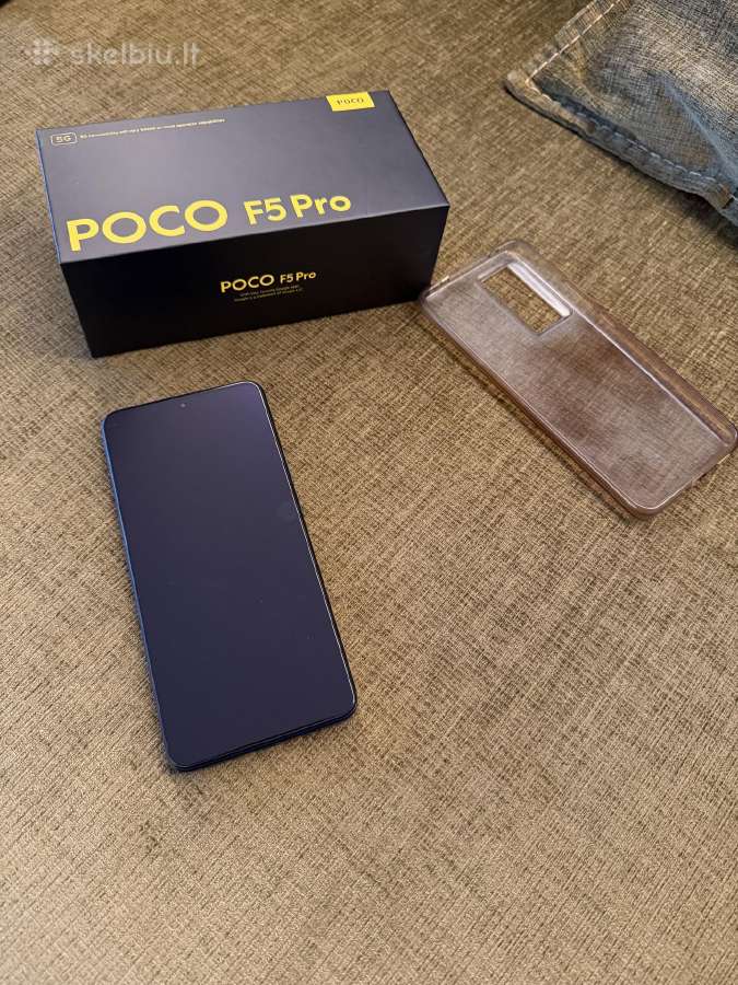 Poco F5 Pro black 12gb RAM 256gb Rom