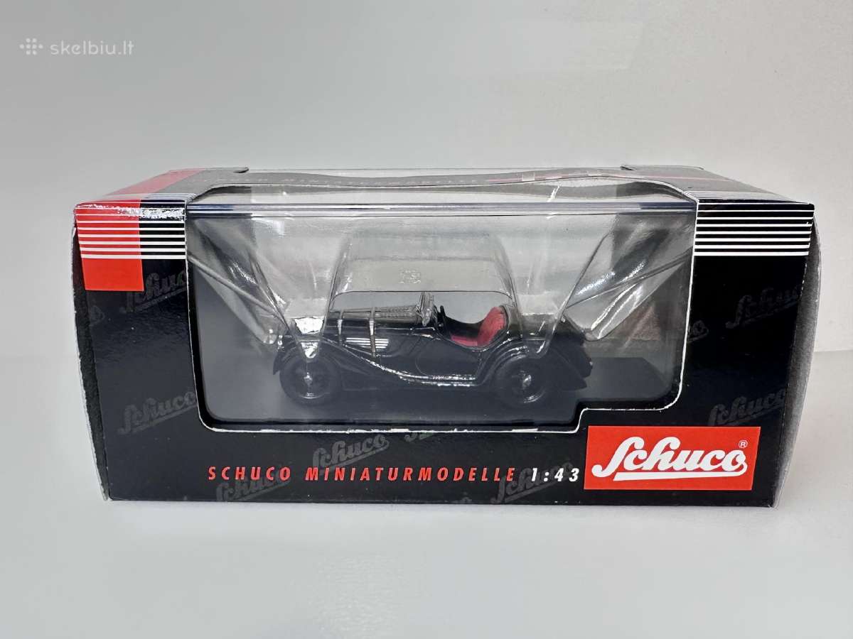 Bmw 328 Roadster juoda 1:43 Schuco - nuotraukos Nr. 2