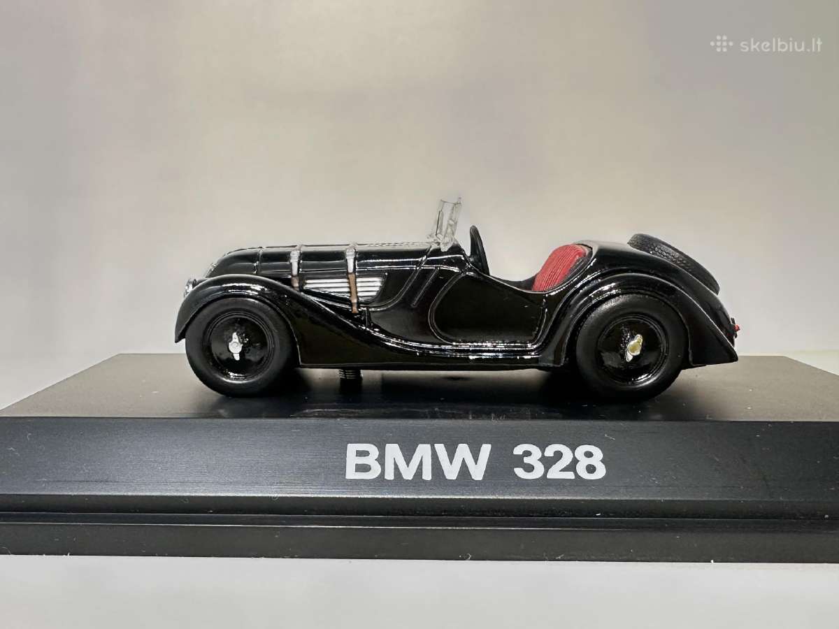 Bmw 328 Roadster juoda 1:43 Schuco - nuotraukos Nr. 3