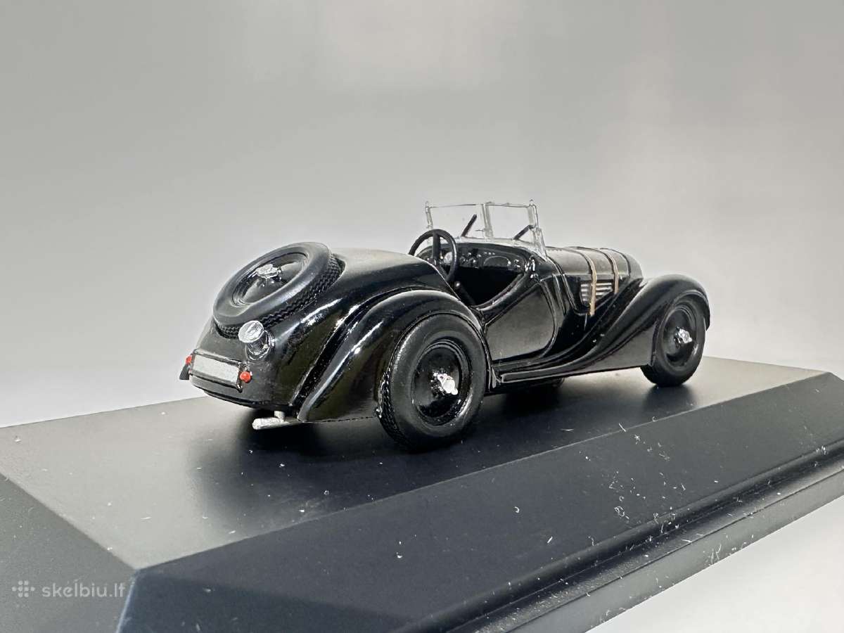 Bmw 328 Roadster juoda 1:43 Schuco - nuotraukos Nr. 4