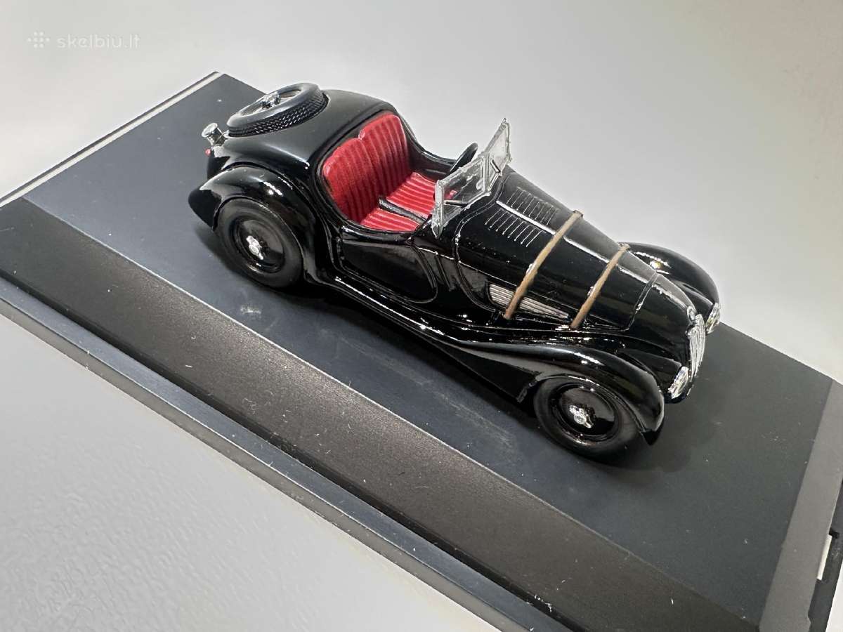 Bmw 328 Roadster juoda 1:43 Schuco - nuotraukos Nr. 5