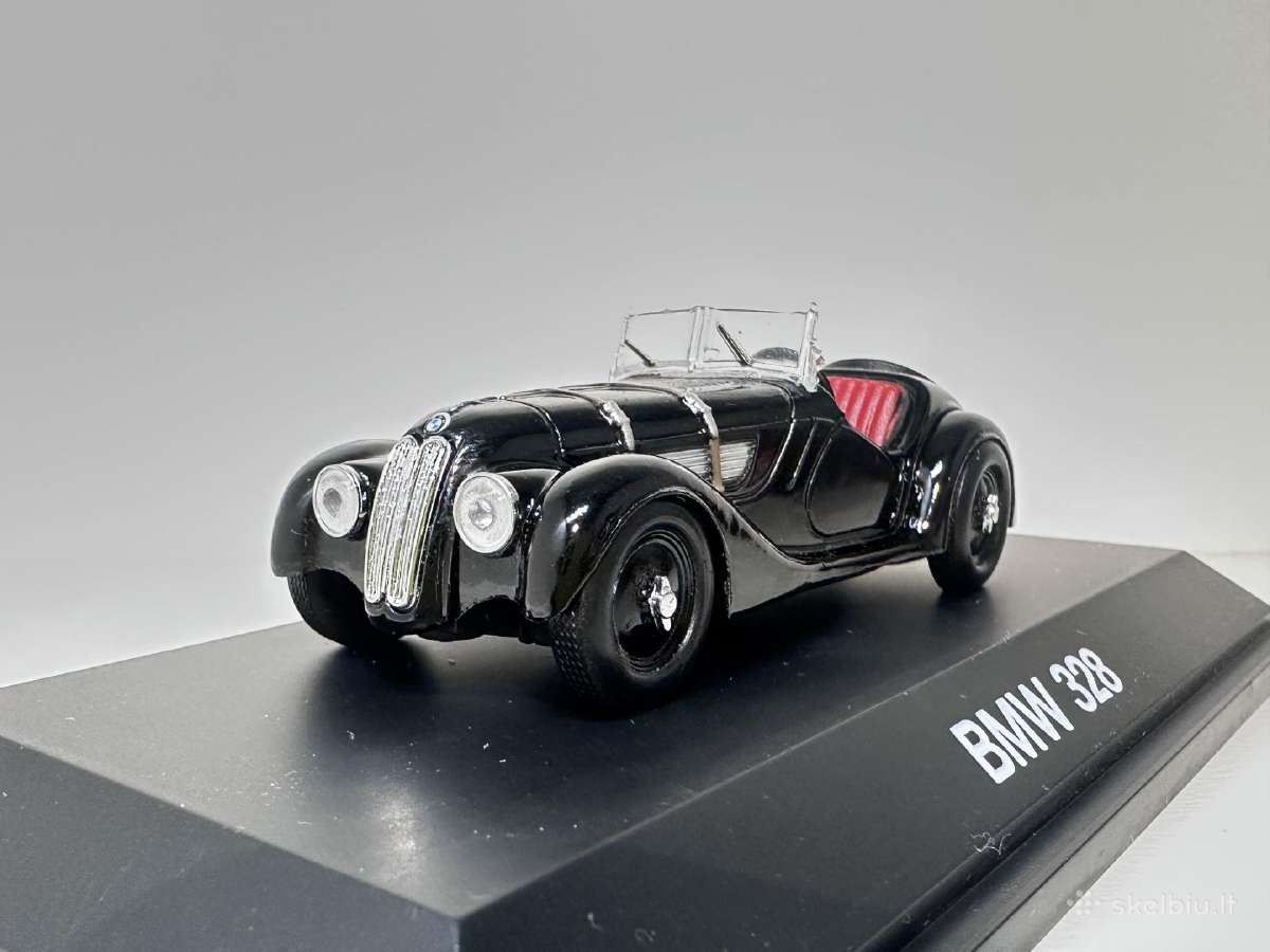 Bmw 328 Roadster juoda 1:43 Schuco - nuotraukos Nr. 6
