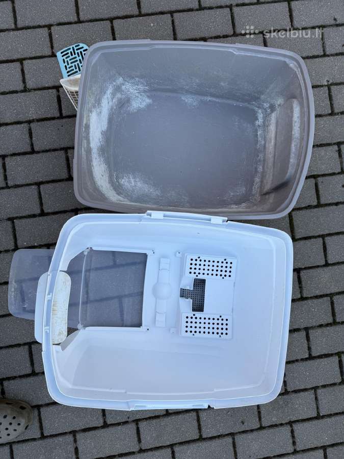 Tualetas su stogu katėms iMac 62x49.5x47.5cm pilka - nuotraukos Nr. 3