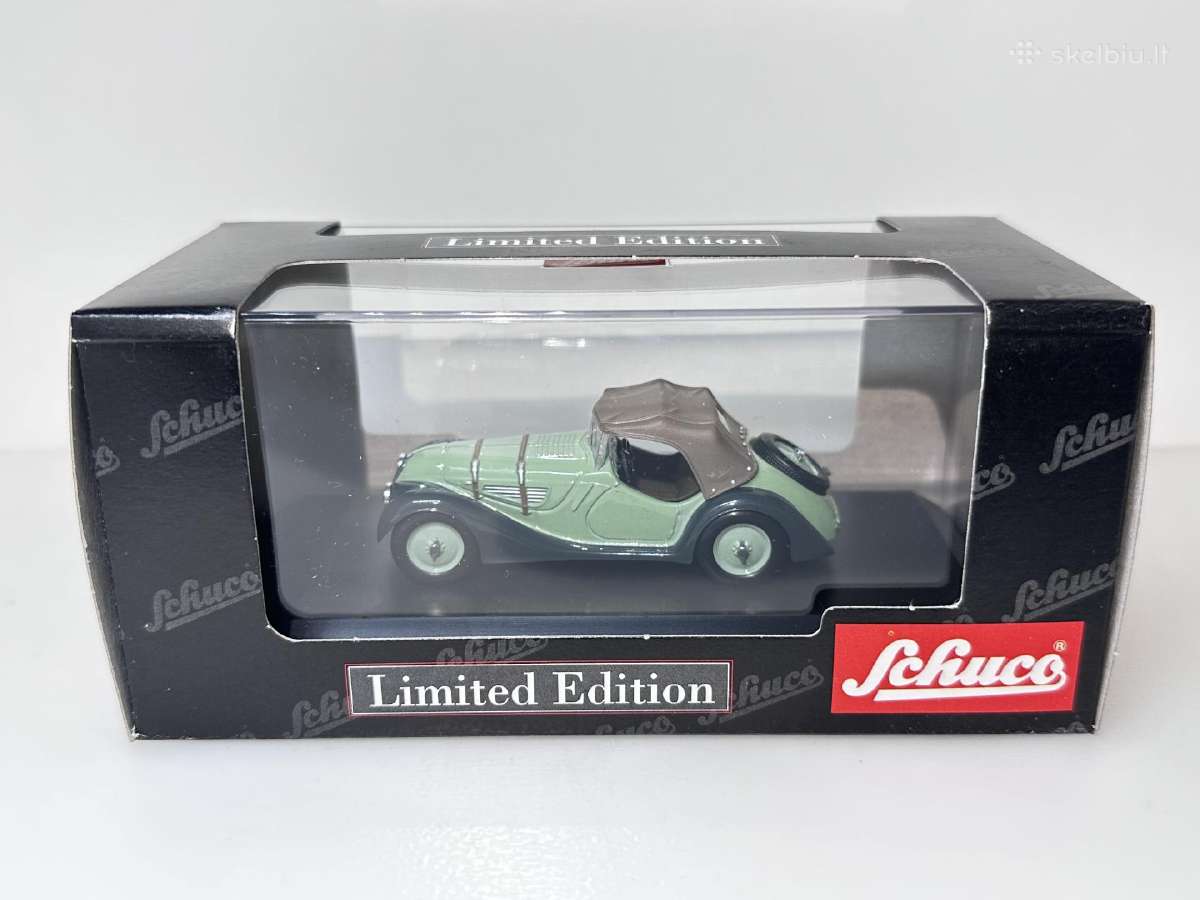 Bmw 328 Roadster žalia 1:43 Schuco - nuotraukos Nr. 2