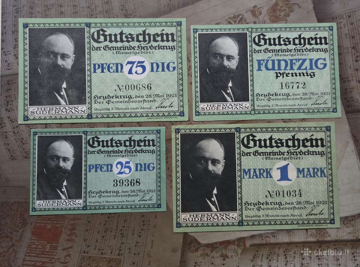 Šilutė - Heydekrug rinkinys 1921 Mažoji Lietuva
