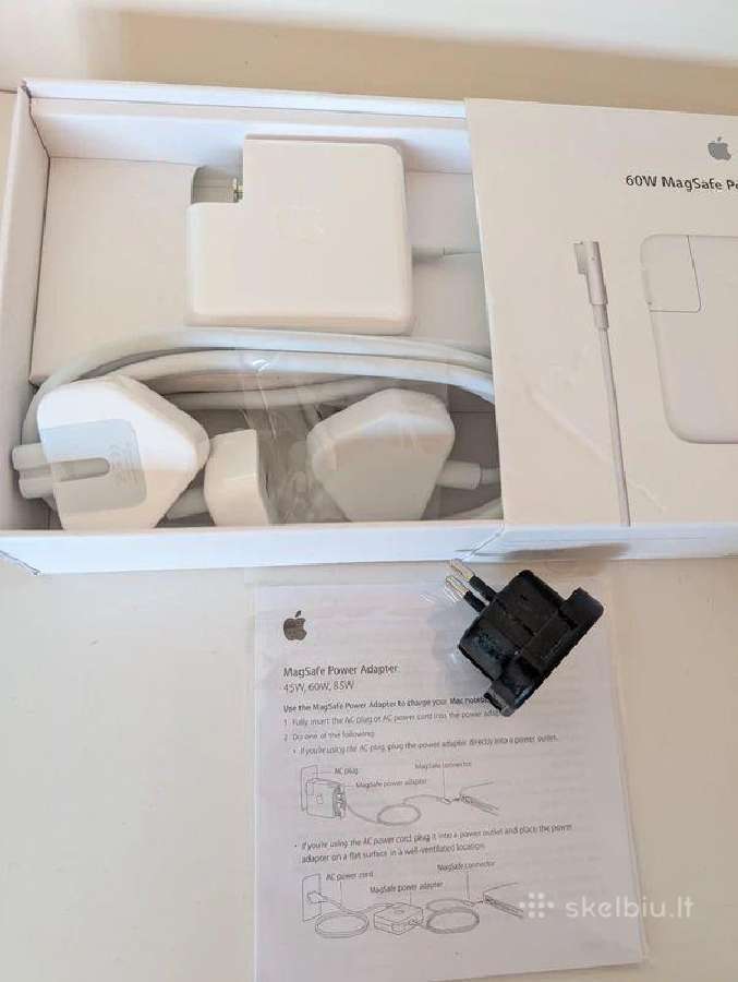 Apple Magsafe 60w Power Adapter Mc461b/b - nuotraukos Nr. 2