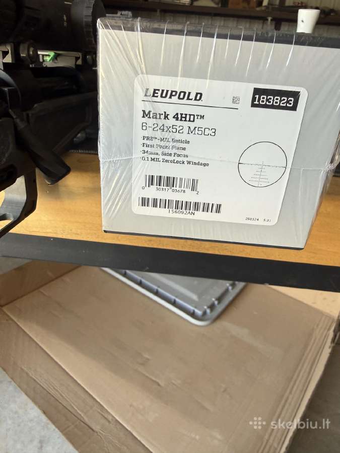 Leupold Mark 4hd 6-24x52 Pr2 Ffp Mil – Naujas