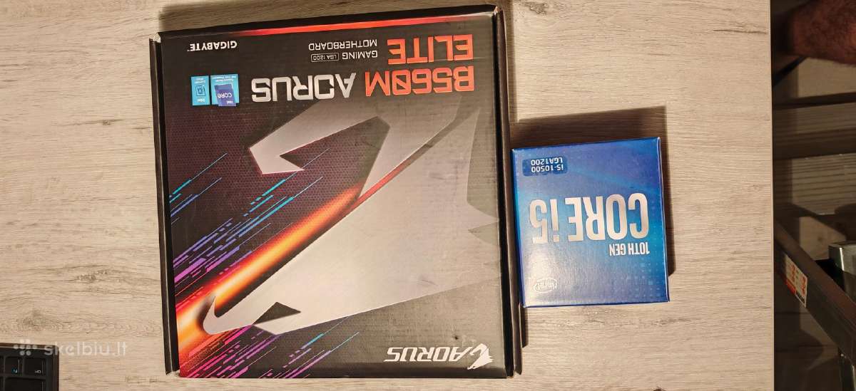 I5 10500 + B560m Aorus Elite