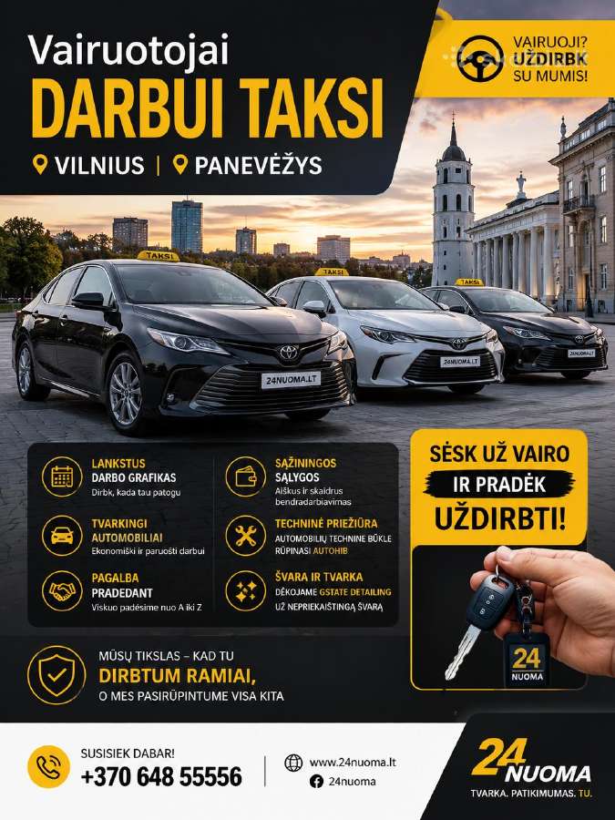 Taksi Vairuotojai Vilniuje Ir Panevėžyje - nuotraukos Nr. 2