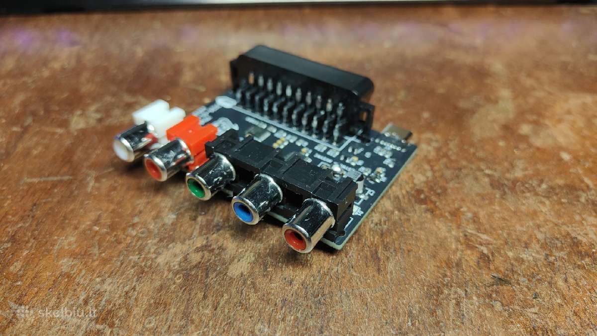 Component to Rgb Scart konverteris