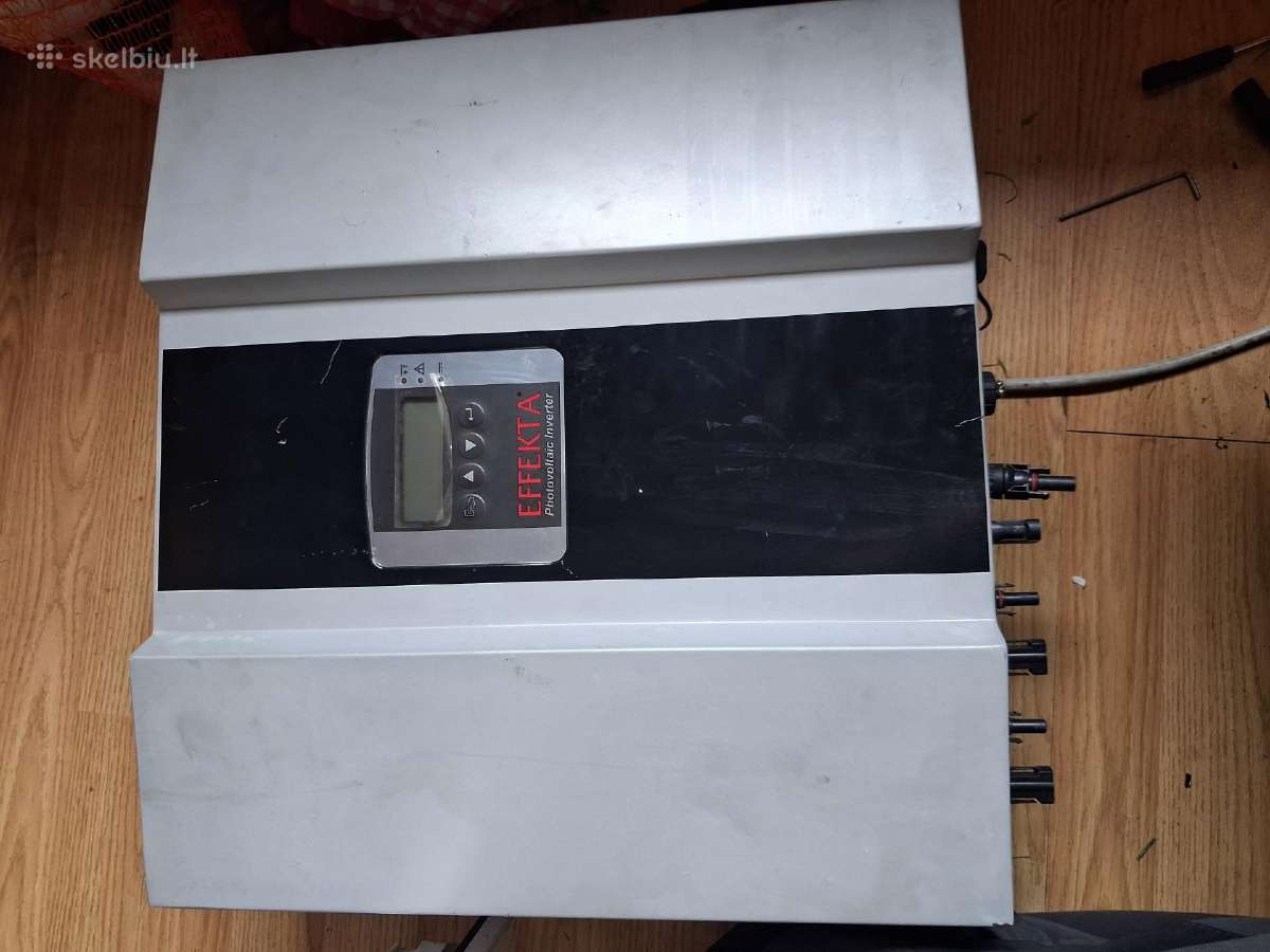 Parduodu vienfazi inverteri efekta 3,3kw