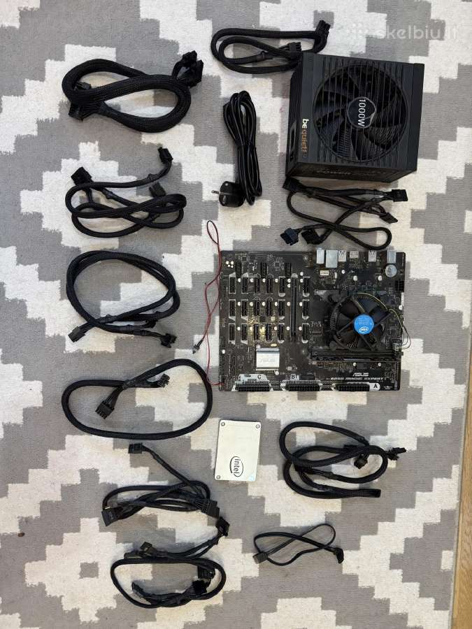 Asus B250 Mining Expert komplektas