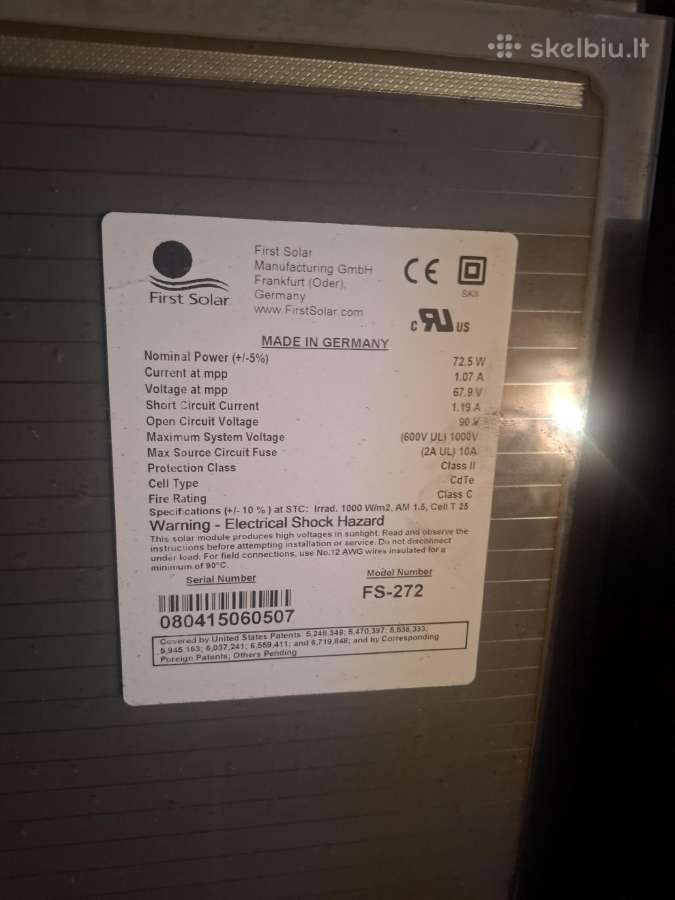 Saulės inverteris +10kw saulės panėliu - nuotraukos Nr. 3