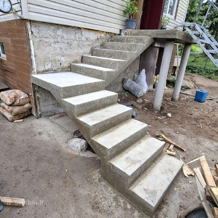 Betoniniai laiptai - nuotraukos Nr. 20