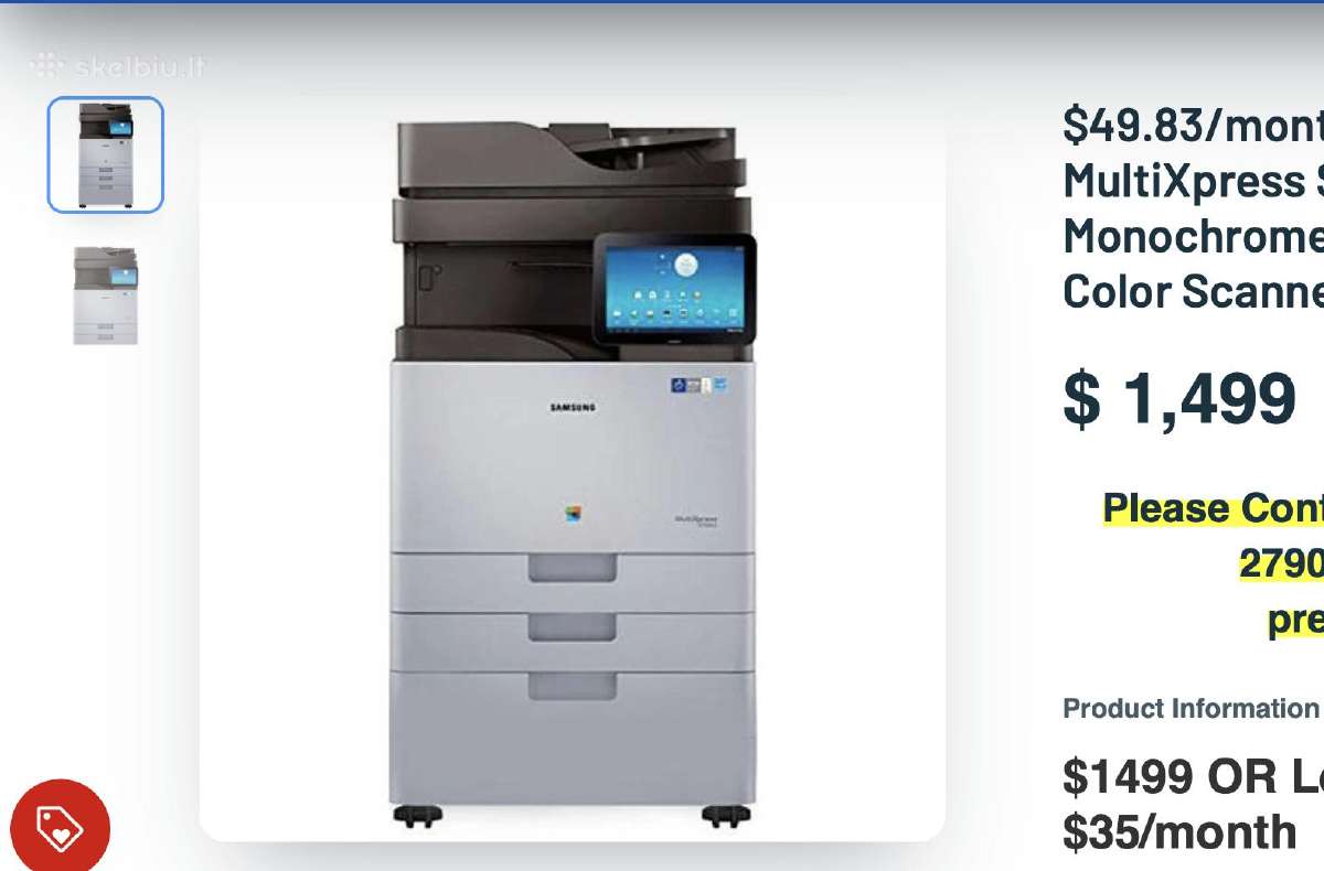 Samsung Laser Printer 4300 - nuotraukos Nr. 2