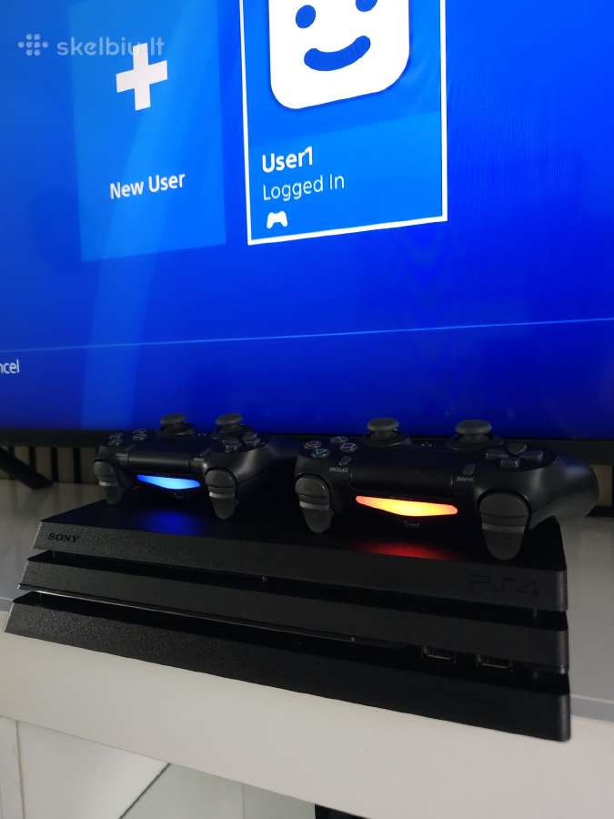 Sony Playstation 4 Ps4 Pro 1tb 2 Pulteliai - nuotraukos Nr. 8