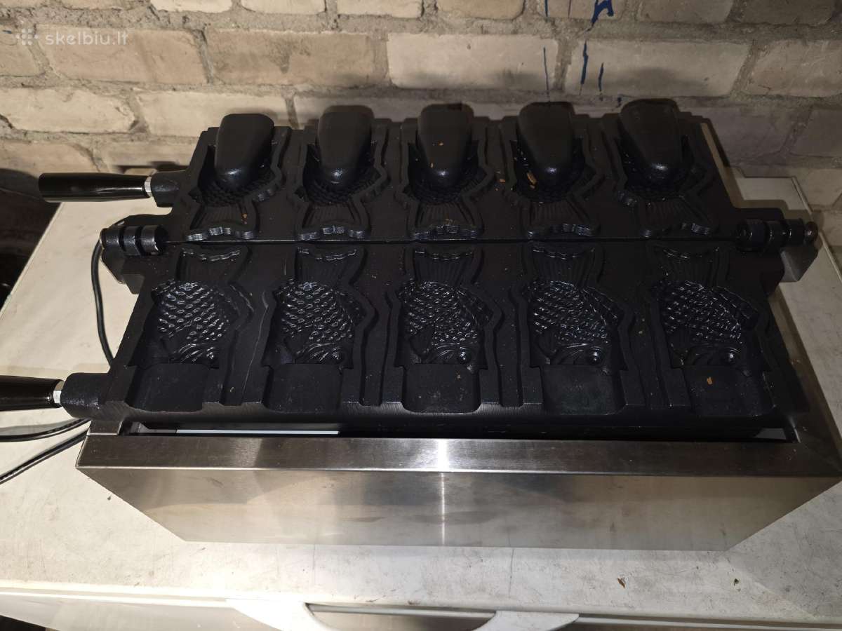 Parduodu žuvytės formos vaflių keptuve Taiyaki. - nuotraukos Nr. 3