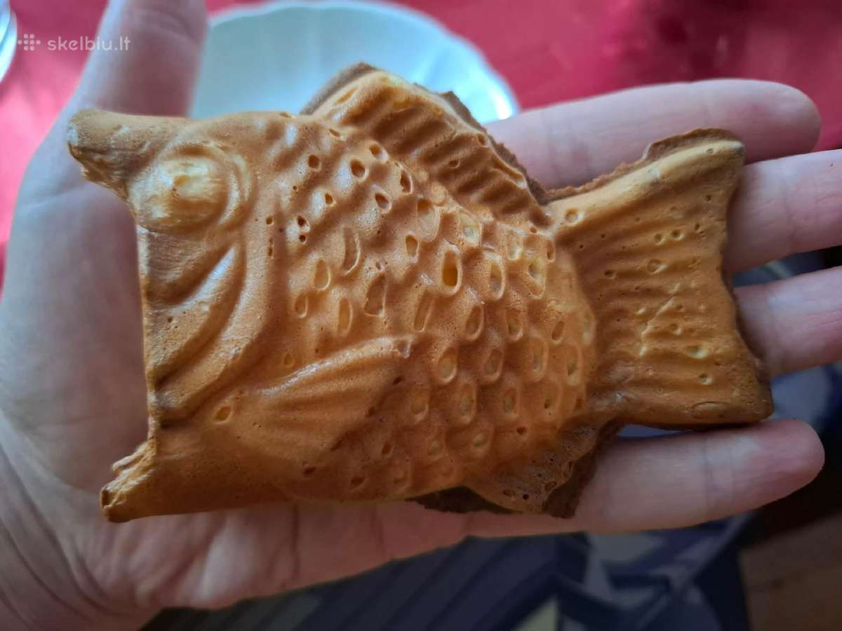 Parduodu žuvytės formos vaflių keptuve Taiyaki. - nuotraukos Nr. 7