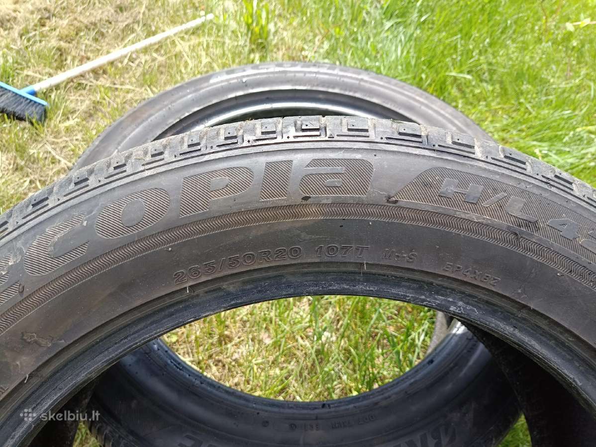 2vnt Bridgestone ecopia.2vnt Aturo.265/50/20.100e