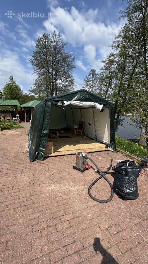 Tentinis garažas 3.3 x 6.2m - nuotraukos Nr. 2