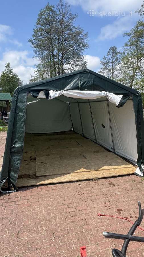 Tentinis garažas 3.3 x 6.2m - nuotraukos Nr. 3