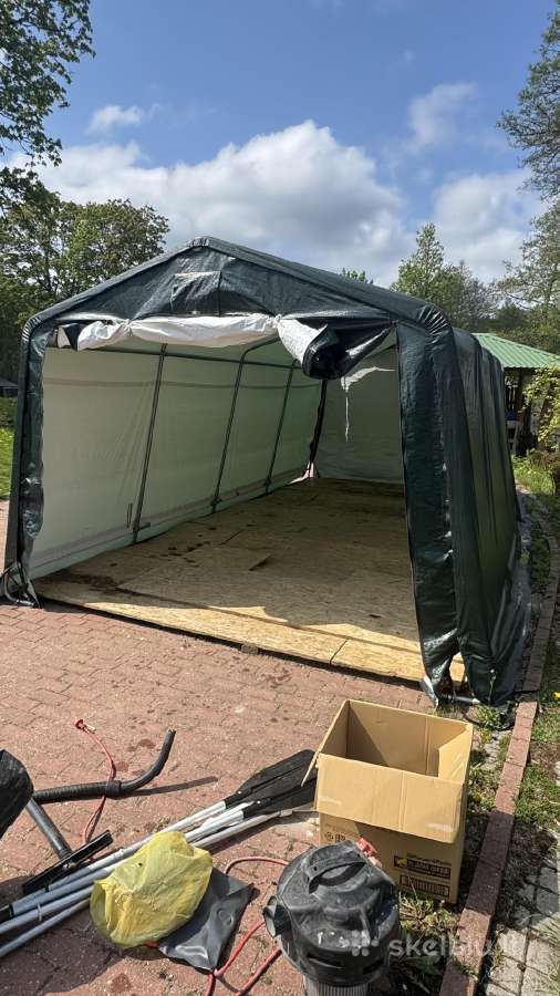 Tentinis garažas 3.3 x 6.2m - nuotraukos Nr. 4