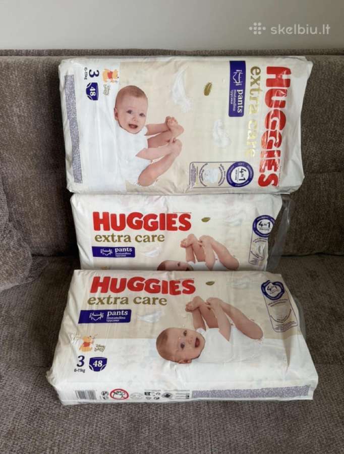 Sauskelnės-kelnaitės Huggies Extra Care 3 (6–11kg)